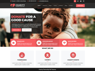 NGO or Charity Foundation Website Design